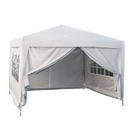 ShadeHaven by AriaLiving - Deluxe 3m x 3m Pop-up Gazebo with Four Side Walls