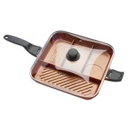 (Like New) QuadraPan Professional – 4 in 1 Multi Cooking Pan - Copper